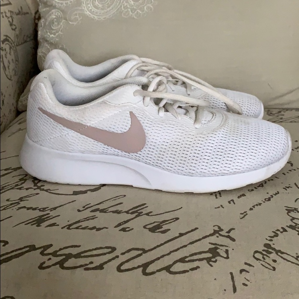 White Mesh Nike Sneakers